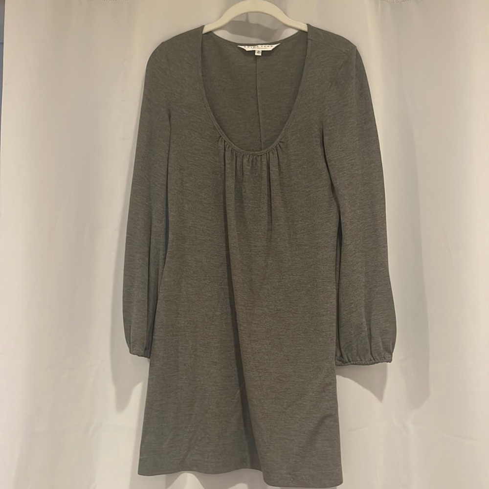 Trina Turk - Gray Long Sleeve Short Dress